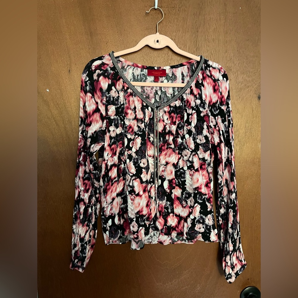Jennifer Lopez Colorful Blouse